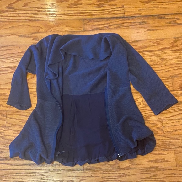 Ball of Cotton Women Purple Cardigan With Zipper L - Picture 5 of 11